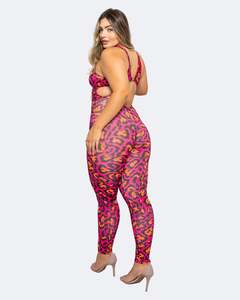 Leopard Pink Jumpsuit