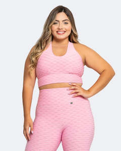 3-in-1 Pink Sports Bra