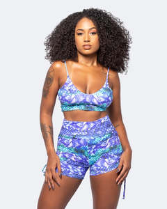 Festival Vibes Collection: Mermaid Active Crop