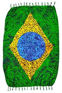 Brazil Flag Fitinha Sarong