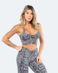 Festival Vibes Collection: Python Sports  Bra