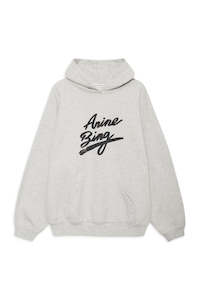 ANINE BING - HARVEY SWEATSHIRT SIGNATURE HEATHER GREY