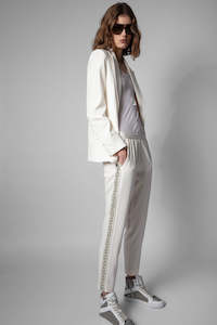 Pants: ZADIG ET VOLTAIRE - PAULA BAND PANT CRAIE WAS $579