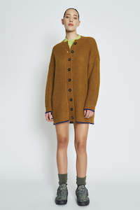 New Lands: NEW LANDS - ACE CARDI CINNAMON WITH INK TIPS WAS $515