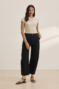 Velvet: VELVET - ALEXIS VINTAGE BLACK PANT