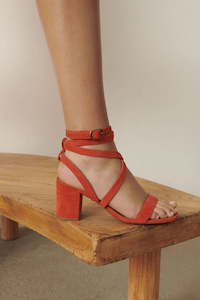 BA&SH - CEQUIOA SANDALS ORANGE WAS $739