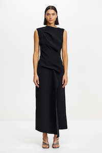 ACLER - NORMANHILL BLACK MIDI DRESS