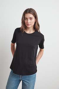 Velvet: VELVET - TERA BLACK TEE