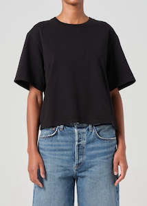 AGOLDE - SULMA DROP SHOULDER TEE BLACK