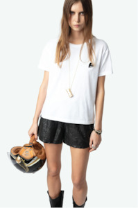 Tees Tanks: ZADIG ET VOLTAIRE - MARTA HEART WHITE