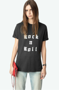 Tees Tanks: ZADIG ET VOLTAIRE - EDWIN ROCK AND ROLL CARBONE
