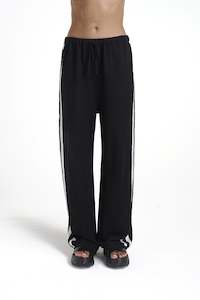 Summi Summi: SUMMI SUMMI - KNIT PANTS BLACK & CREAM