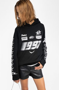 ZADIG ET VOLTAIRE - GEORGYS MO MULTICROSS STRASS BLACK