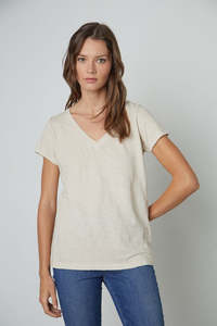 VELVET - JILIAN TOP BISQUE