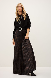 Ba Sh: BA&SH - HOWIE SKIRT IN MARRON