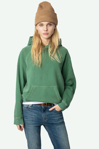Sweatshirts Cardigans: ZADIG ET VOLTAIRE - GEORGY MO GUITAR WING STRASS GREEN