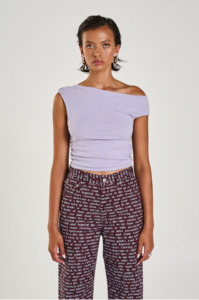 Shirts Tops: SUMMI SUMMI - OFF SHOULDER TANK SEAFOAM