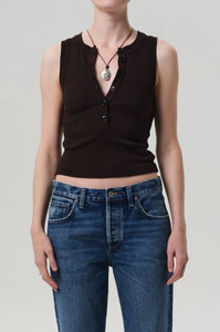 Comingsoon: CITIZENS OF HUMANITY - CARALYN TANK CHOCOLATE