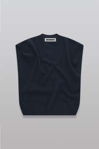 CRUSH - LUCCA CREW NECK TANK NAVY
