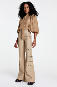 Pants: SMYTHE - WIDE LEG CARGO TROUSERS STONE WAS $969