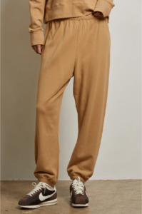 PERFECT WHITE TEE - TERRY SWEATPANT IN SUEDE