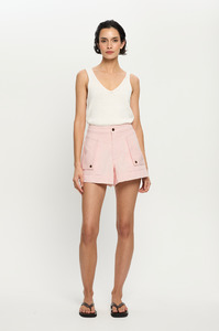 KIVARI - CELENE DENIM SHORT PINK