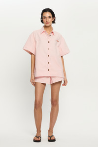 KIVARI - MARLA DENIM SHIRT PINK