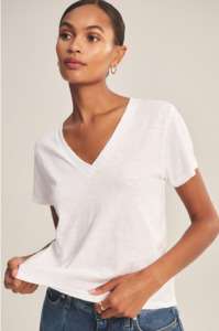 VELVET - ELIE TEE IN WHITE