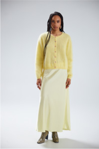 CRUSH - BRUSHED CHELSEA CARDIGAN IN PINA COLADA