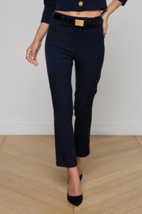 Lagence: L 'AGENCE - KETRA BABY BOOT TROUSER MIDNIGHT