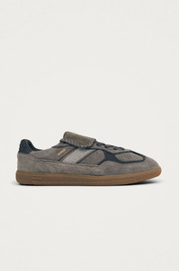 Alohas: ALOHAS - TB.490 CLUB SUEDE DARK GREY LEATHER SNEAKER