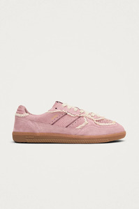 ALOHAS - TB.490 CROCHET PINK LEATHER SNEAKER