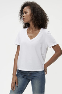 Micheal Stars: MICHEAL STARS - DARIA V NECK WHITE