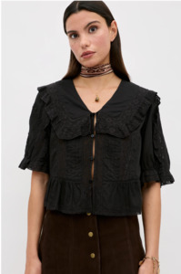 RIXO - ELLERY TOP BLACK