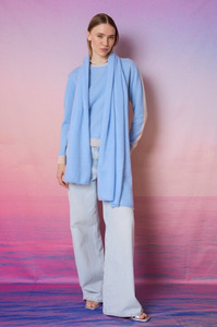 ABSOLUT CASHMERE - INFINITY SCARF PROVENCE BLUE