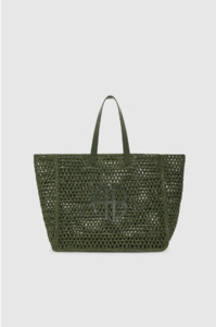 ANINE BING - LARGE RIO TOTE OLIVE