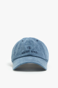 Anine Bing Sale: ANINE BING - JEREMY BASEBALL CAP AB SHADOW BLUE