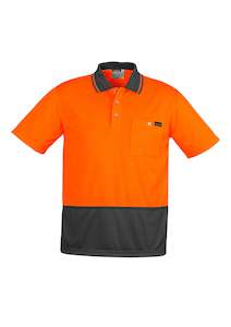 Shirts: Mens Comfort Back Short Sleeve Polo