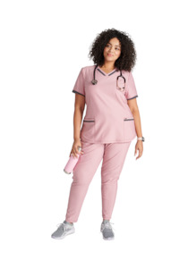Cherokee FORM Womens V-Neck Scrub Top