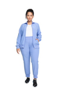 Cherokee Infinity Womens Zip Front Warm-Up Jacket