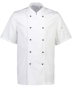 Jackets: Club II Chefs Short Sleeve Jacket
