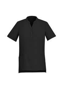 Tunics: Women's Plain Short Sleeve Tunic
