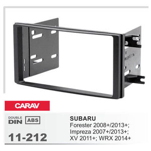 Products: SUBARU Forester 2008+/2013+. Impreza 2007+/2013+. XV 2011+. WRX 2014+ Fitting Kit