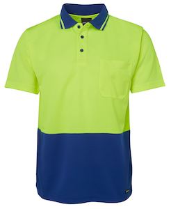 Workwear: JB's HV 4602.1 NON CUFF TRAD POLO