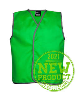 Team Uniforms: Kids High Vis Vests 6 COLOURS $5.25+gst +Logo