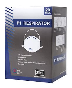 Face Shields: JB's P1 RESPIRATOR (20PC)