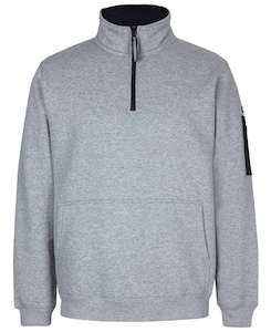Fleece: JB's 350 PREMIUM TRADE 1/2 ZIP FLEECE CHAR