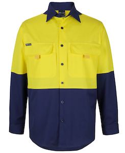 Jackets: JB's HV L/S RIPSTOP FISHING SHIRT