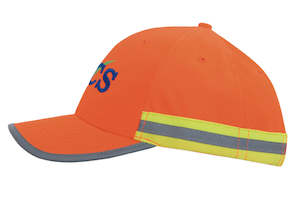 Luminescent Safety Cap with 2 Tone Reflective