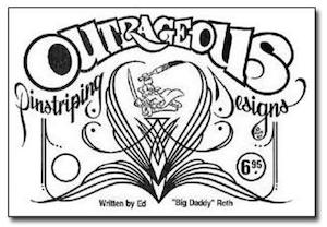 Memorabilia Novelties Gifts: Mooneyes Outrageous Pinstriping (MNRB02BKOD)